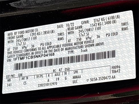 Used 2022 Ford F150 XL w/ Equipment Group 101A High image 27