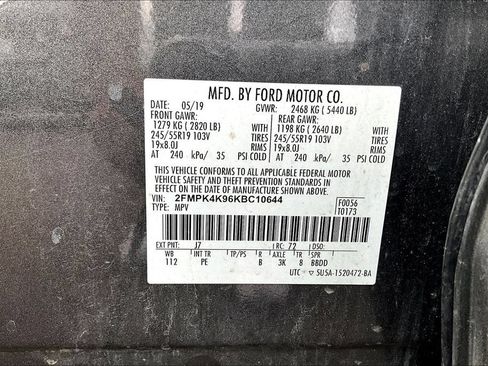Used 2019 Ford Edge Titanium w/ Equipment Group 301A AWD/4WD image 17