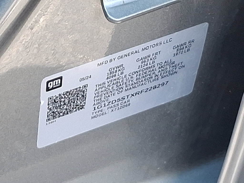 Certified 2024 Chevrolet Malibu LT FWD image 28