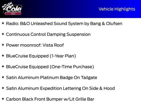 New 2025 Ford Expedition Max Platinum w/ Platinum Ultimate Package image 7