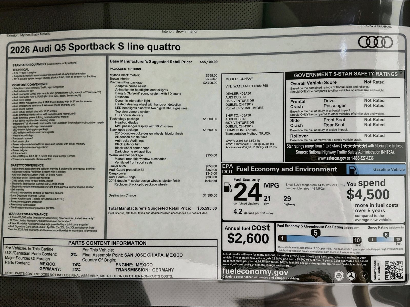 New 2026 Audi Q5 Premium Plus AWD/4WD image 48