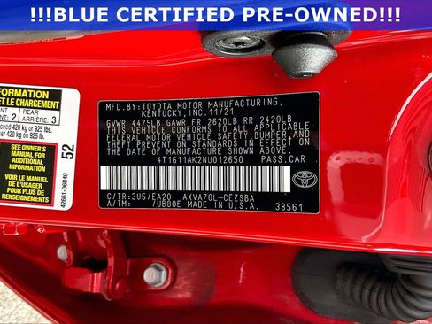 Used 2022 Toyota Camry SE image 21