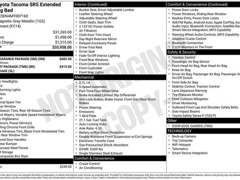 Used 2021 Toyota Tacoma SR5 w/ SR5 Appearance Package (SM) AWD/4WD image 1