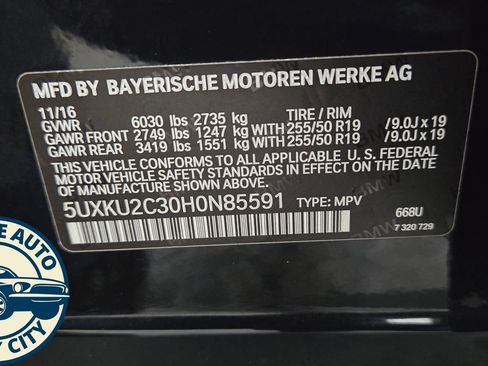 Used 2017 BMW X6 xDrive35i AWD/4WD image 30