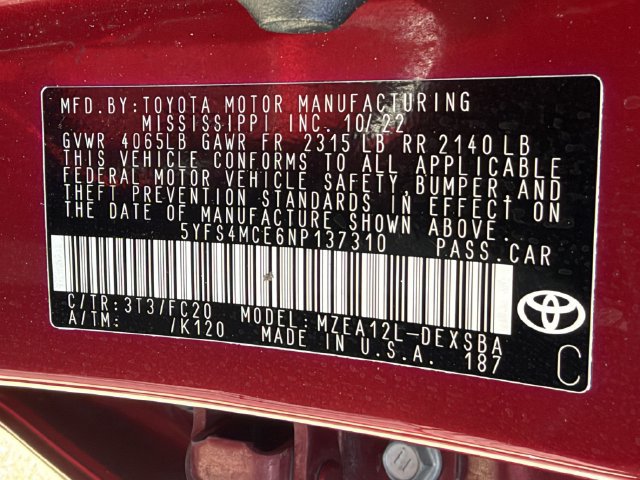 Used 2022 Toyota Corolla SE FWD image 25