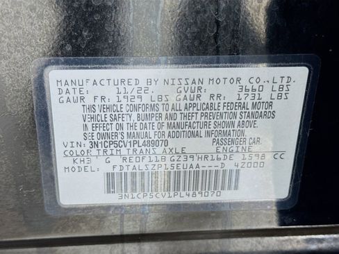Used 2023 Nissan Kicks SV FWD image 36