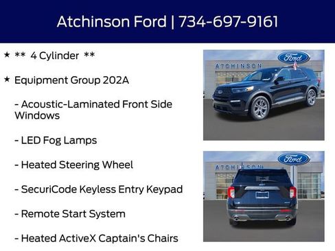 Certified 2024 Ford Explorer XLT w/ Equipment Group 202A image 13