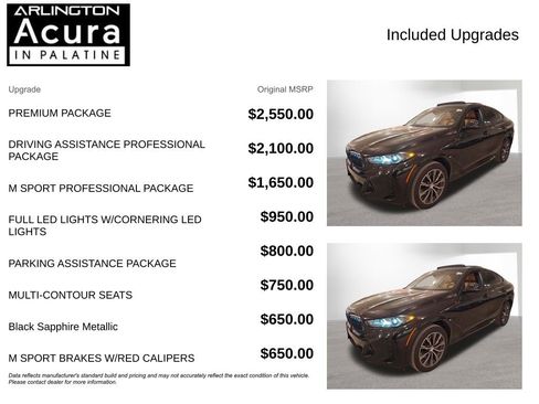 Used 2024 BMW X6 xDrive40i w/ Premium Package AWD/4WD image 4