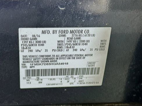 Used 2017 Ford Explorer XLT w/ Equipment Group 202A image 33