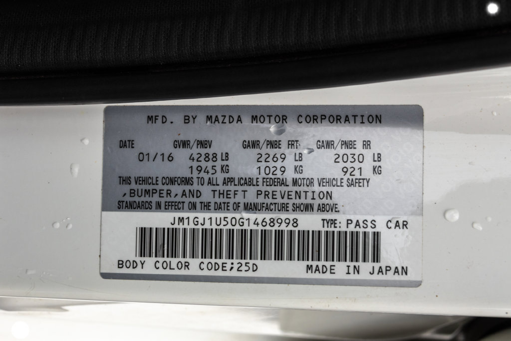 Used 2016 MAZDA MAZDA6 Sport FWD image 35