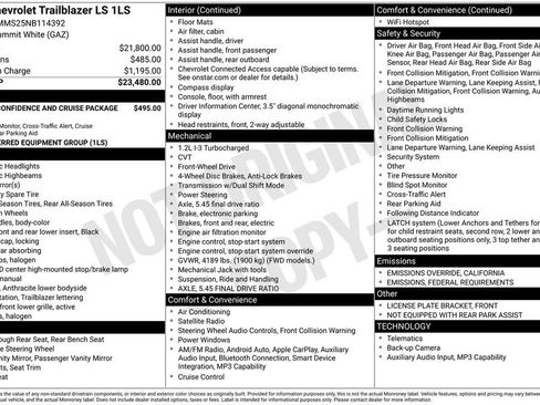 Used 2022 Chevrolet TrailBlazer LS image 31