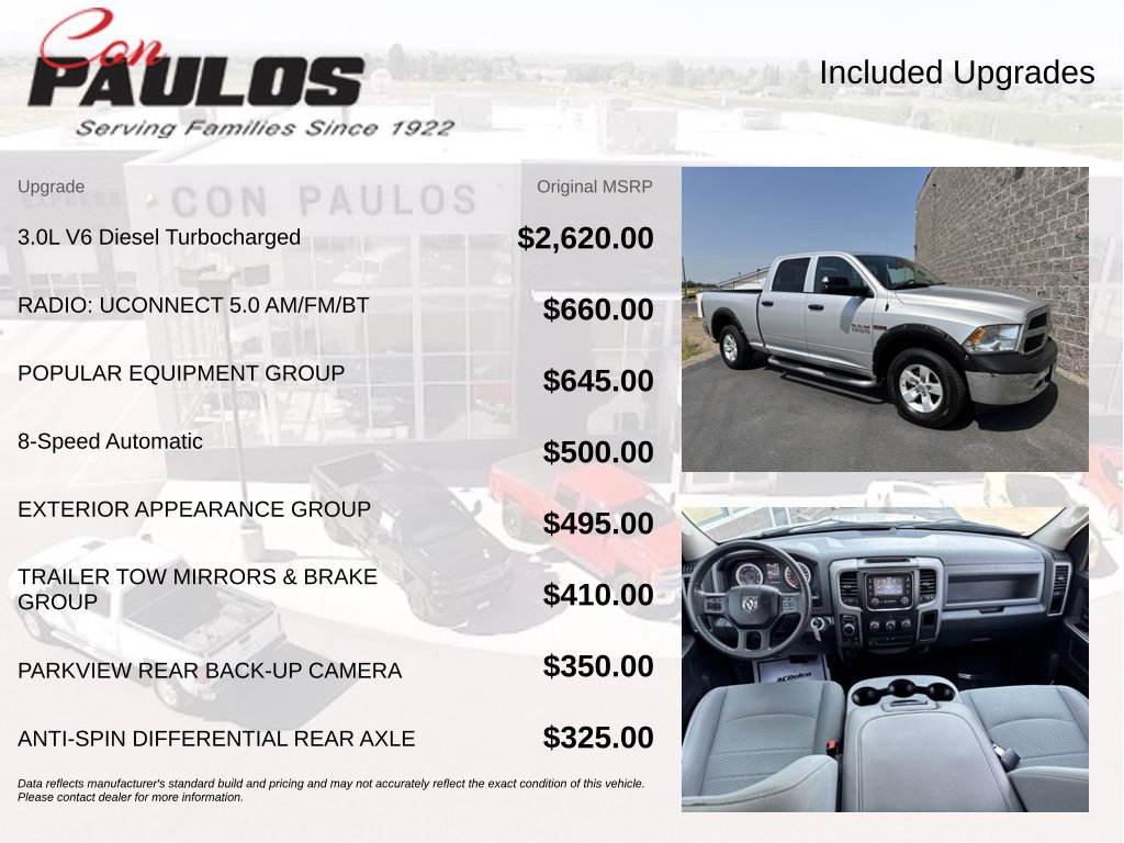 Used 2015 RAM 1500 Tradesman w/ Popular Equipment Group AWD/4WD image 4