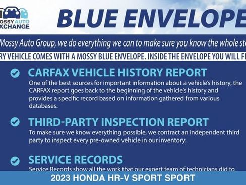 Certified 2023 Honda HR-V Sport image 8