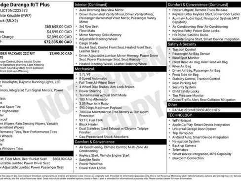 Used 2022 Dodge Durango R/T image 45