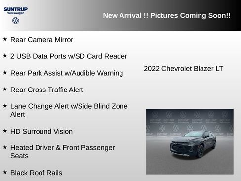 Used 2022 Chevrolet Blazer LT w/ Sound & Technology Package AWD/4WD image 18