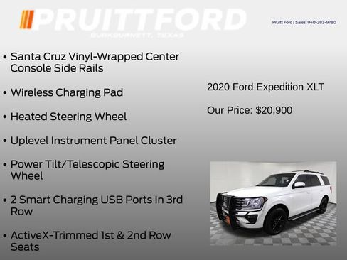 Used 2020 Ford Expedition XLT w/ Equipment Group 202A AWD/4WD image 37