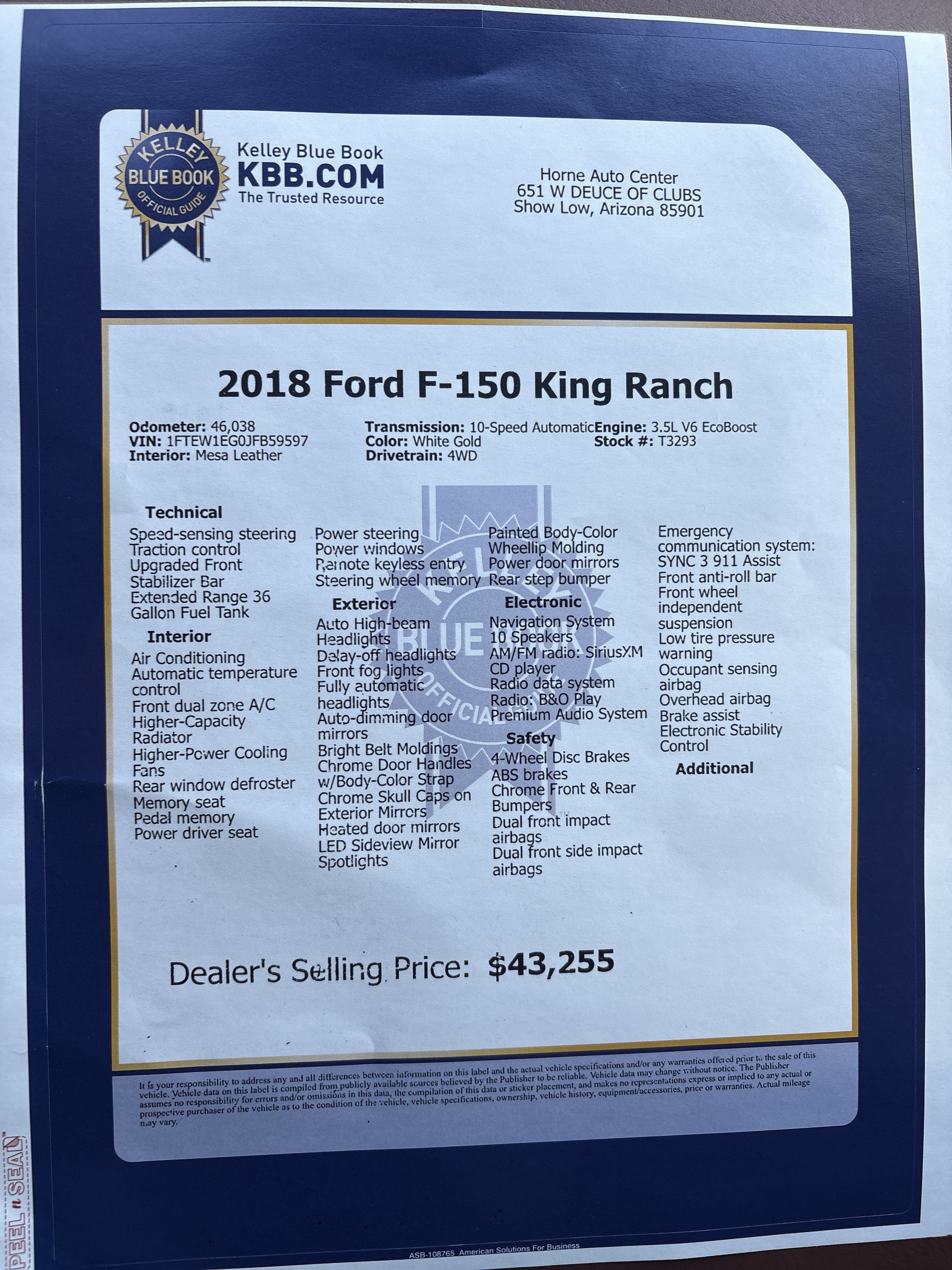 Used 2018 Ford F150 King Ranch w/ Equipment Group 601A Luxury AWD/4WD image 28