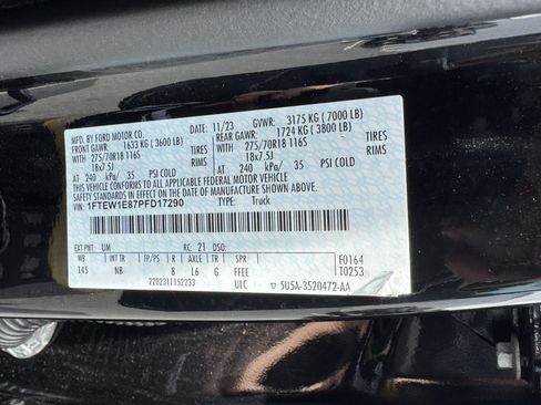 Used 2023 Ford F150 Tremor w/ Equipment Group 402A High AWD/4WD image 38