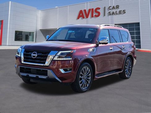 Used 2023 Nissan Armada Platinum w/ Captain's Chairs Package image 1