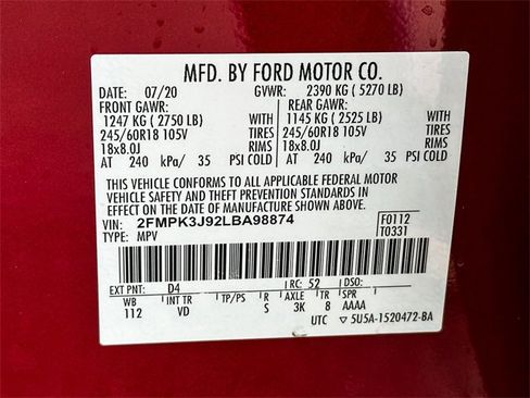 Used 2020 Ford Edge SEL w/ Convenience Package image 31