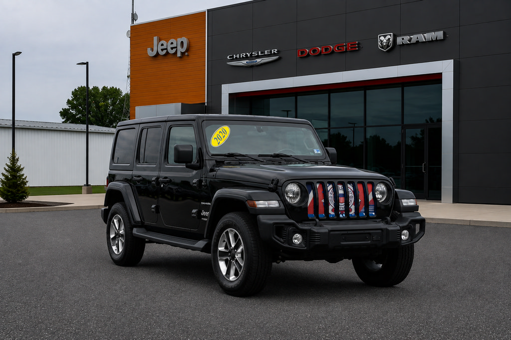 Used 2020 Jeep Wrangler Unlimited Sahara AWD/4WD image 1