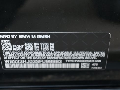 Used 2025 BMW M3 Competition AWD/4WD image 36