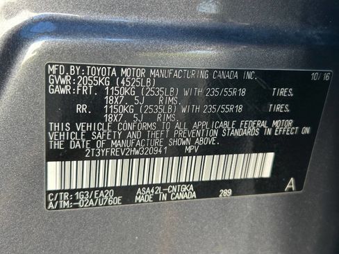 Used 2017 Toyota RAV4 Limited image 22