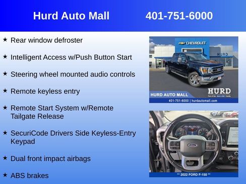 Used 2022 Ford F150 XLT w/ Equipment Group 302A High image 36