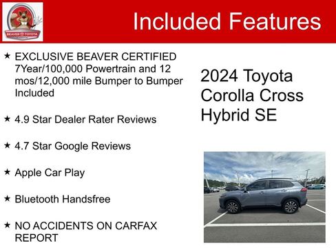 Used 2024 Toyota Corolla Cross AWD Hybrid image 5