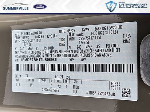 New 2026 Ford Bronco Big Bend AWD/4WD image 36