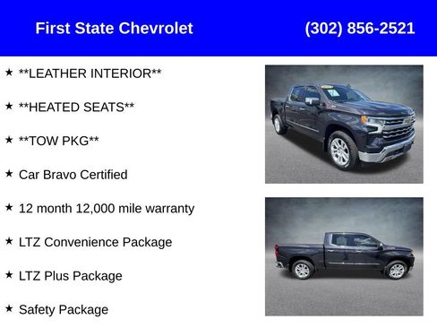 Certified 2023 Chevrolet Silverado 1500 LTZ AWD/4WD image 2