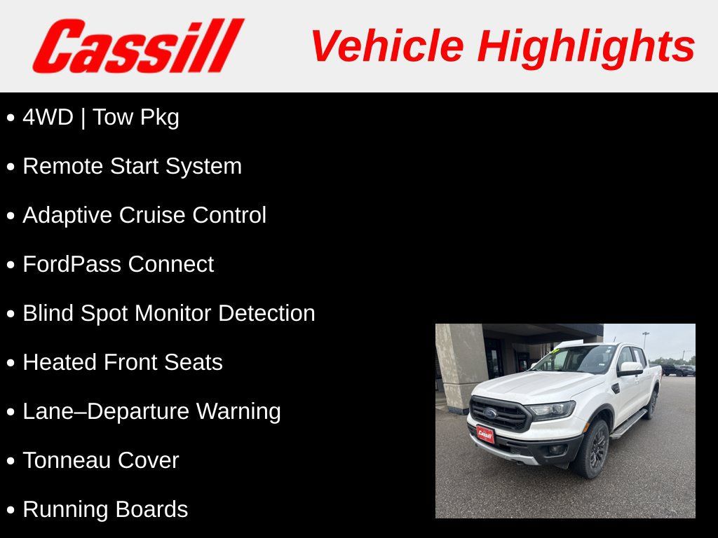 Used 2019 Ford Ranger Lariat w/ Equipment Group 501A Mid AWD/4WD image 3