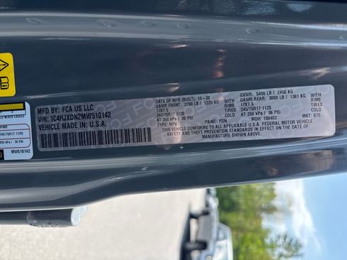 Used 2021 Jeep Wrangler Unlimited Sport w/ Sun And Sound Package AWD/4WD image 31