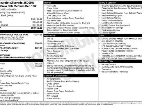 Used 2025 Chevrolet Silverado 2500 Custom w/ Custom Convenience Package AWD/4WD image 2