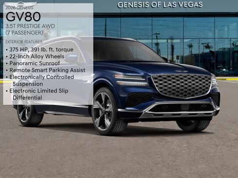 New 2026 Genesis GV80 3.5T Prestige image 3