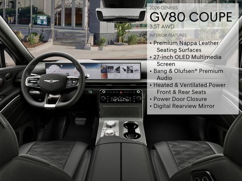 New 2026 Genesis GV80 3.5T image 18