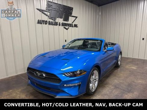 Used 2020 Ford Mustang Premium w/ Pony Package RWD image 1