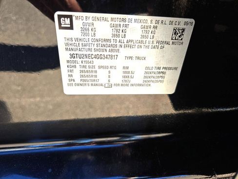 Used 2016 GMC Sierra 1500 SLT w/ All Terrain X Package image 28