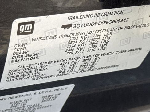 Used 2022 GMC Sierra 1500 SLT w/ SLT Premium Package image 12