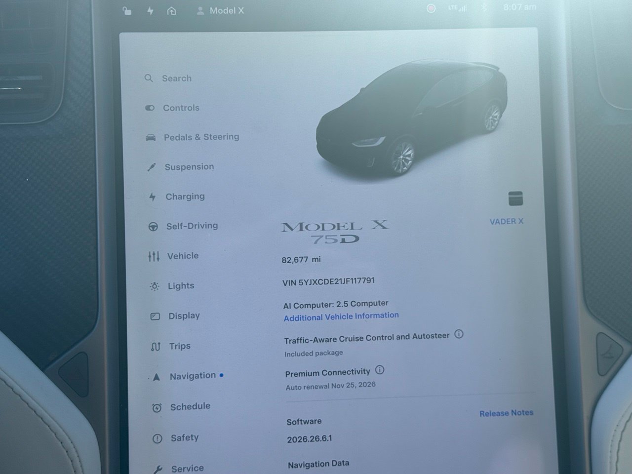 Used 2018 Tesla Model X 75D AWD/4WD image 16