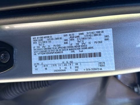Used 2022 Ford F150 Tremor w/ Equipment Group 402A High AWD/4WD image 23