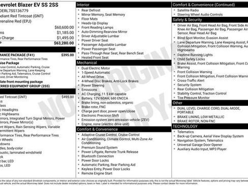 Used 2025 Chevrolet Blazer EV SS w/ Performance Package image 19