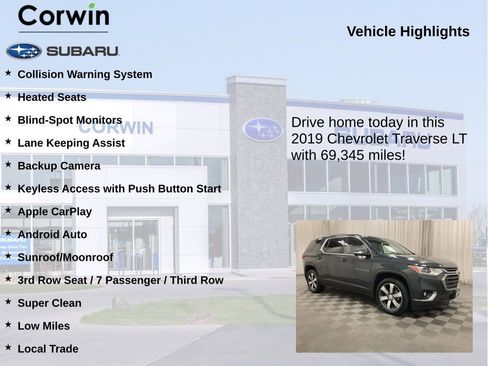 Used 2019 Chevrolet Traverse LT w/ LT Premium Package AWD/4WD image 6