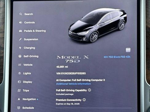 Used 2018 Tesla Model X 75D AWD/4WD image 20
