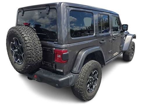 Used 2021 Jeep Wrangler Unlimited Rubicon 4xe w/ Steel Bumper Group AWD/4WD image 4