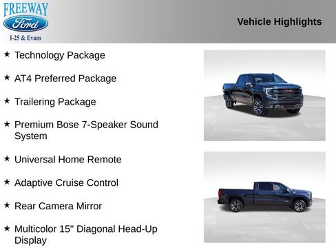 Used 2022 GMC Sierra 1500 AT4 w/ Technology Package AWD/4WD image 3