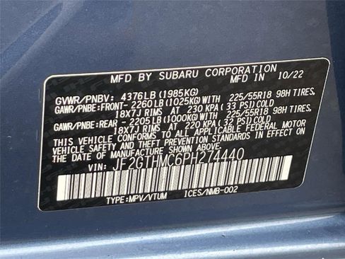 Certified 2023 Subaru Crosstrek 2.5i Limited w/ Popular Package #4A image 33