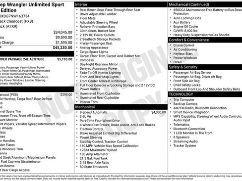 Used 2022 Jeep Wrangler Unlimited Sport AWD/4WD image 13