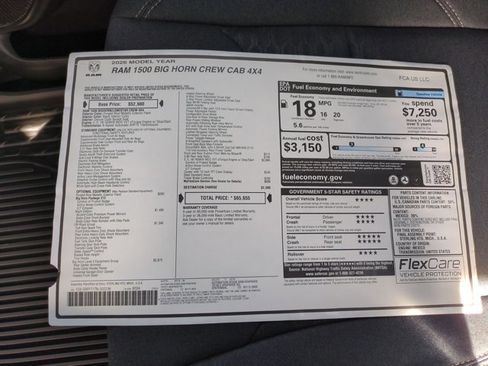New 2026 RAM 1500 Big Horn AWD/4WD image 18
