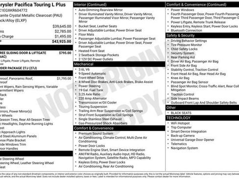 Used 2019 Chrysler Pacifica Touring-L Plus image 6